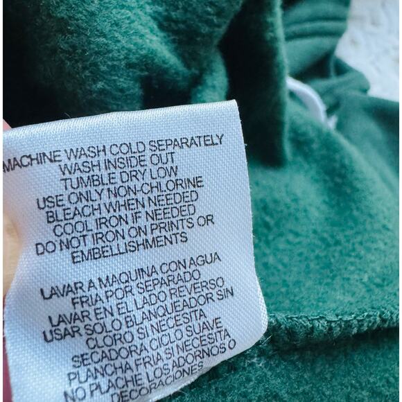 NFL New York Jets Green Touch by Alyssa Milano Lace up Hoodie Sweatshirt Small - Picture 9 of 10